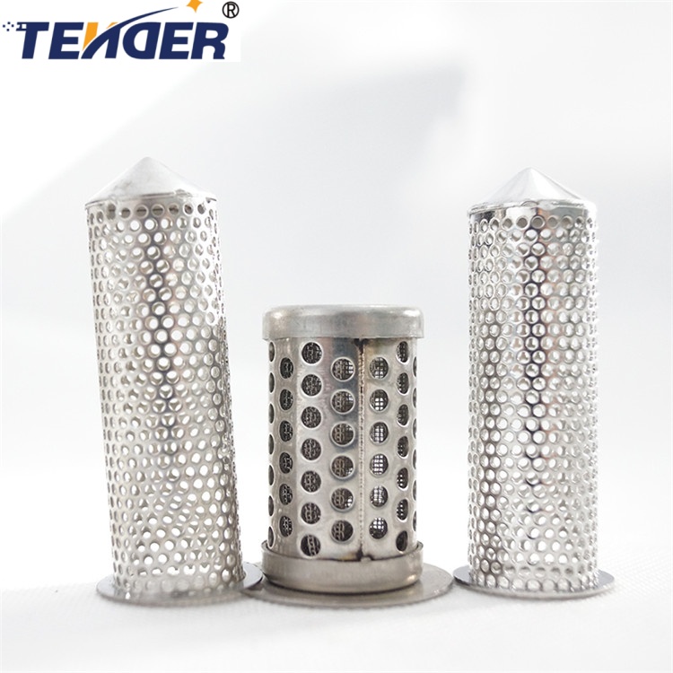 Tubo de filtro de metal perforado