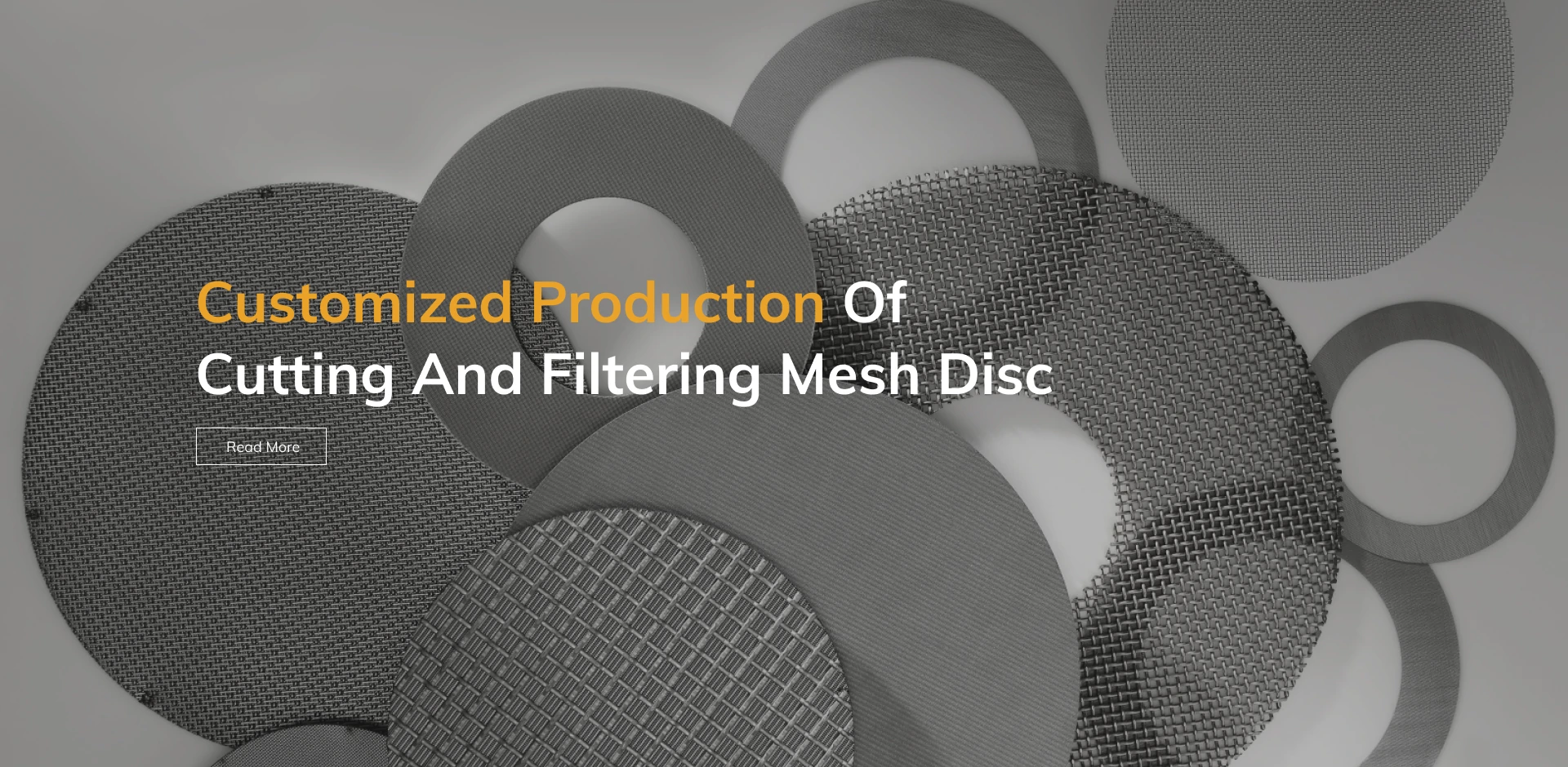 Customized Production Of Cutting And Filtering Mesh Disc